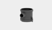 28300095_155039400 Förhöjningsstycke Hörnavlopp, H 95 mm Ø40 mm sida