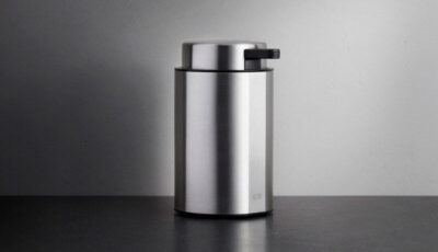 Reframe, tvålpump stående, borstad
